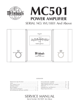 McIntosh MC-501 - Service manual 